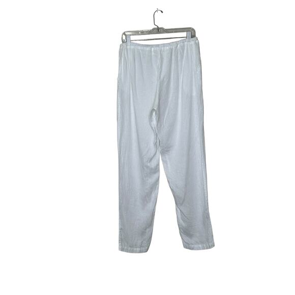 CP Shades Gorsuch white linen pull on pants size XL - Picture 8 of 11